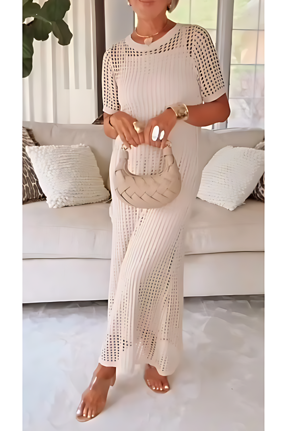 Bethany Cut-Out Long Maxi Dress + Free Inner Dress