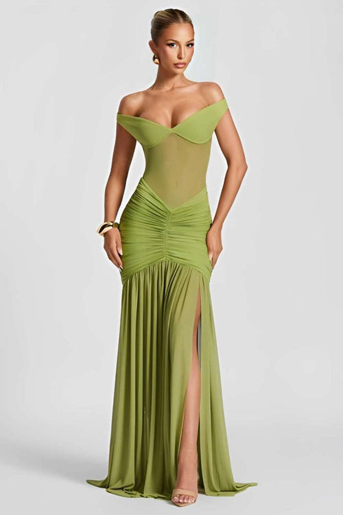 Alaia Maxi Dress - Olive