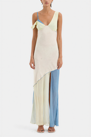 Thames Splice Midi Dress