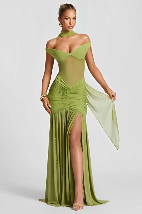 Alaia Maxi Dress - Olive