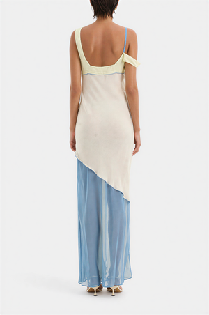 Thames Splice Midi Dress