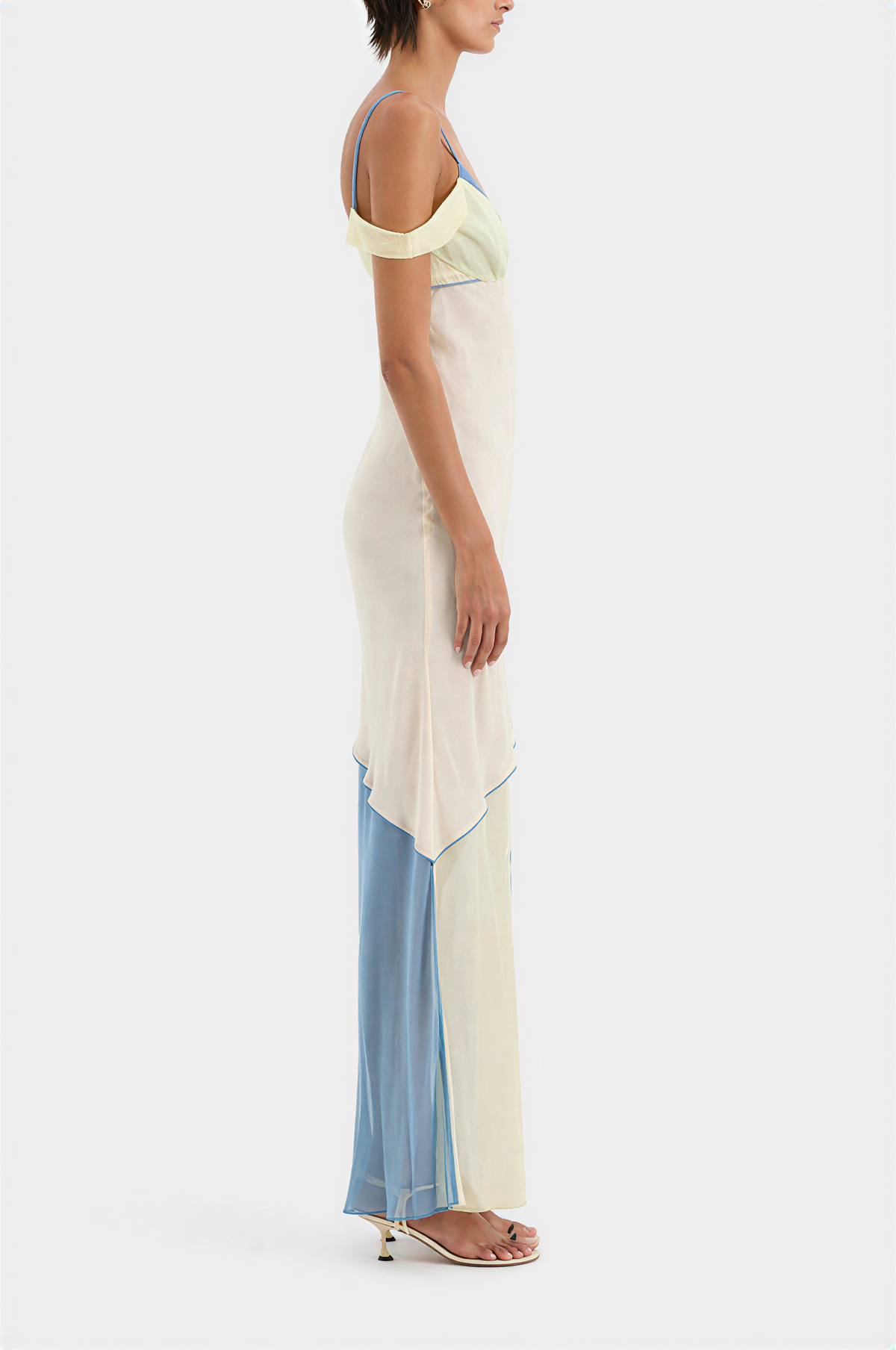 Thames Splice Midi Dress