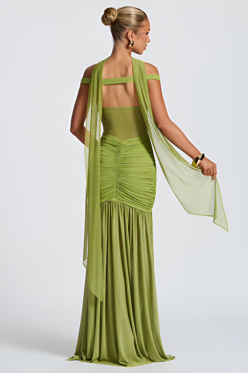 Alaia Maxi Dress - Olive