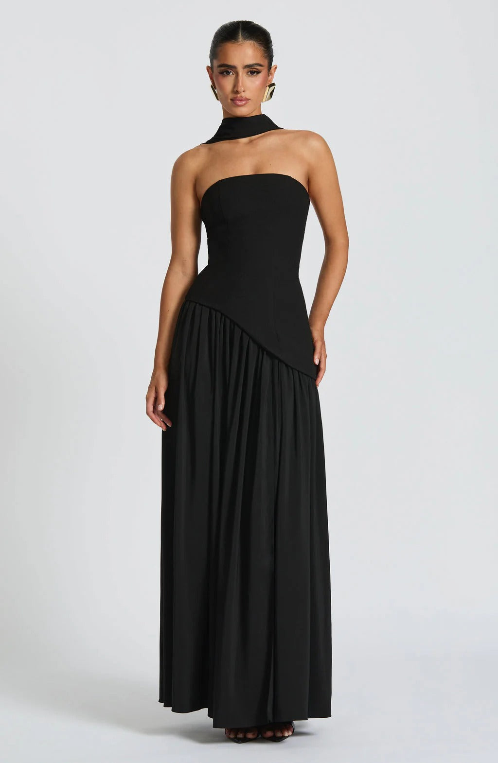 Scarf Maxi Dress