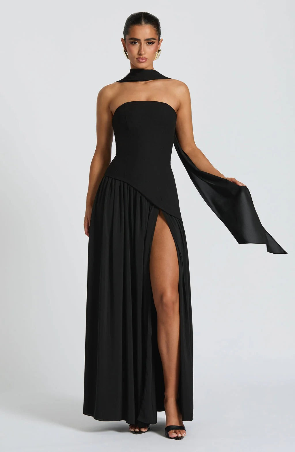 Scarf Maxi Dress