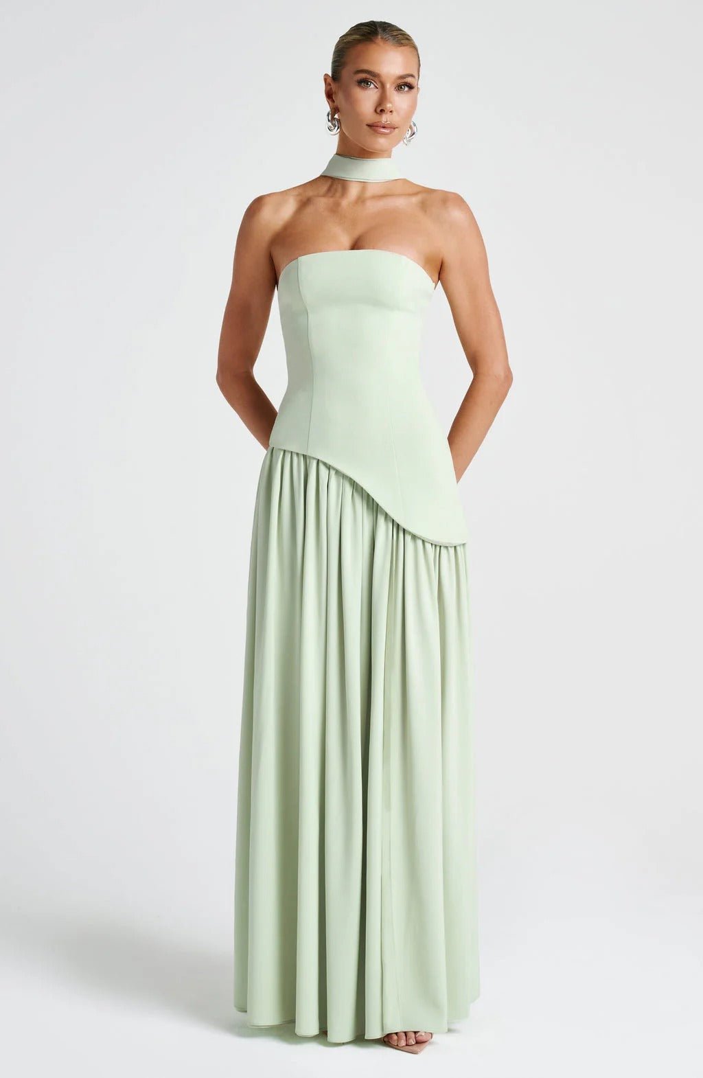 Scarf Maxi Dress