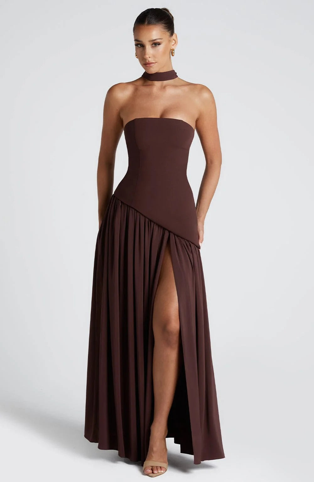 Scarf Maxi Dress