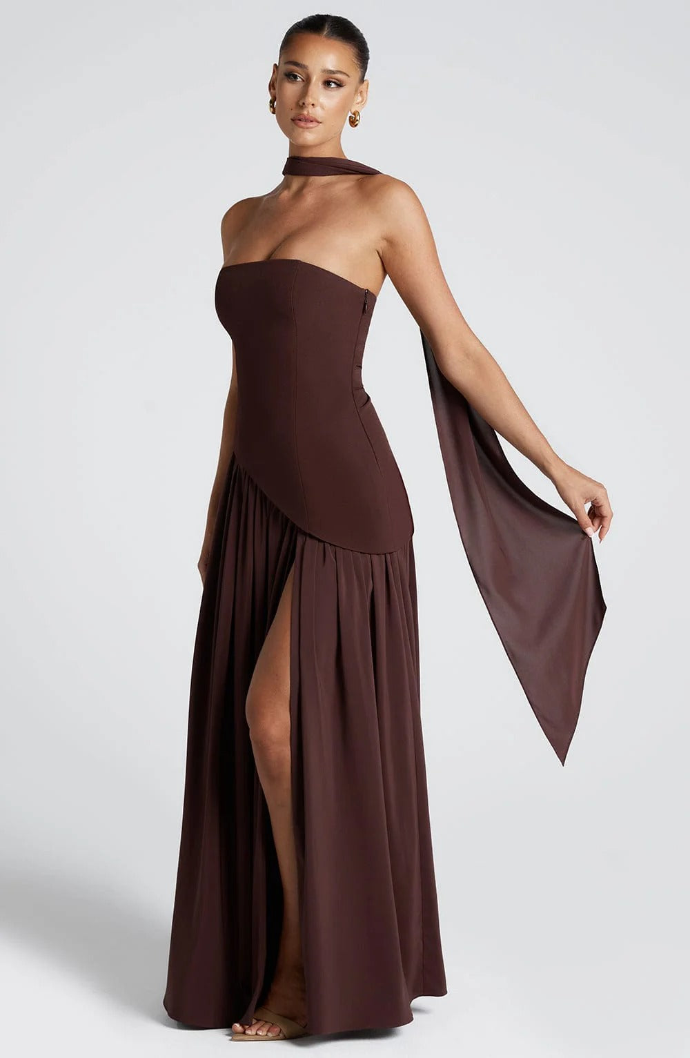 Scarf Maxi Dress